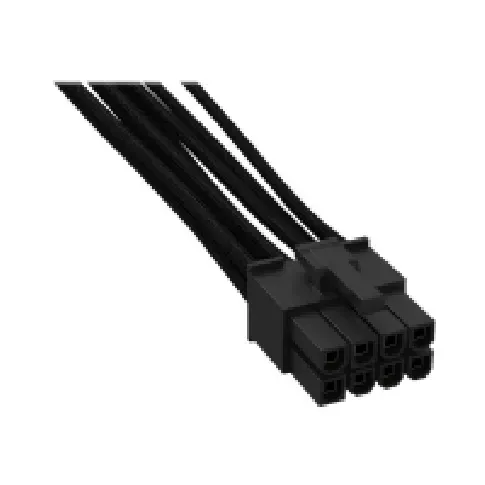 Bilde av best pris be quiet! CC-7710 - Strømforlengelseskabel - strøm P8 (hann) til strøm P8 (hunn) - 70 cm - svart PC tilbehør - Kabler og adaptere - Strømkabler