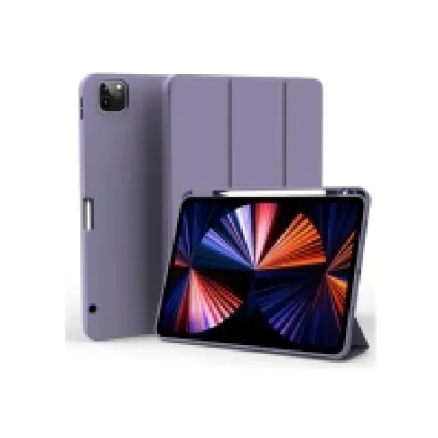 Bilde av best pris eSTUFF Miami - Lommebok for nettbrett - polykarbonat, polyuretanlær, termoplast-polyuretan (TPU) - purpur, blank - for Apple 11-inch iPad Pro (3. generasjon, 4. generasjon) PC & Nettbrett - Nettbrett tilbehør - Deksel & vesker
