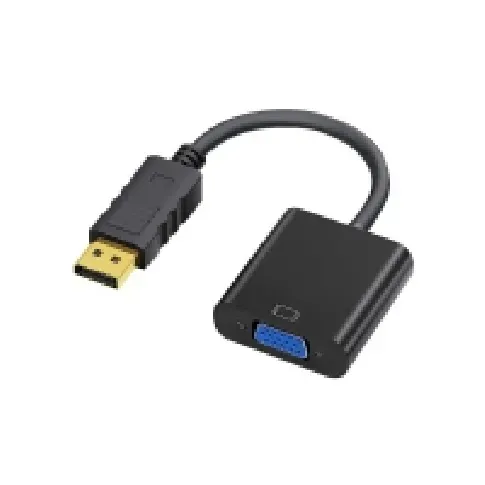 Bilde av best pris iBox IADPVGA Display Port til VGA kabeladapter PC tilbehør - Kabler og adaptere - Videokabler og adaptere