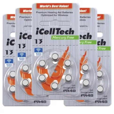 Bilde av best pris iCellTech ICellTech PR48/ZA13/DA13/V13 Batterier og ladere,Batterier til høreapparat,Top Batteries