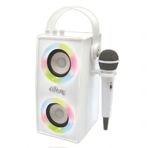 Bilde av best pris iParty-høyttaler med mikrofon Bluetooth-høyttaler med mikrofon 84428 Musikalske leker