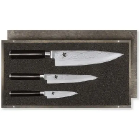 Bilde av best pris kai DMS-300, Kniv / Skjærer eske sett, Stål, Tre, Rustfritt stål, Sort, Japan Kjøkkenutstyr - Kniver og bryner - Kjøkkenkniver