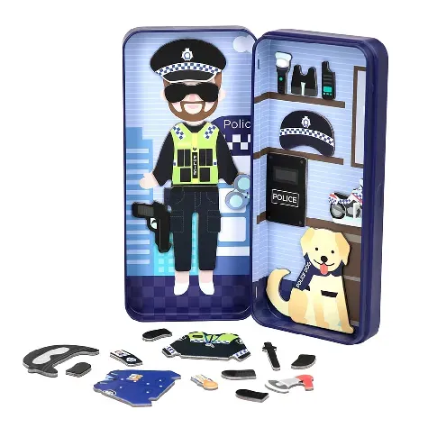 Bilde av best pris mierEdu - Magnetic Hero Box - Police Officer - (ME086) - Leker