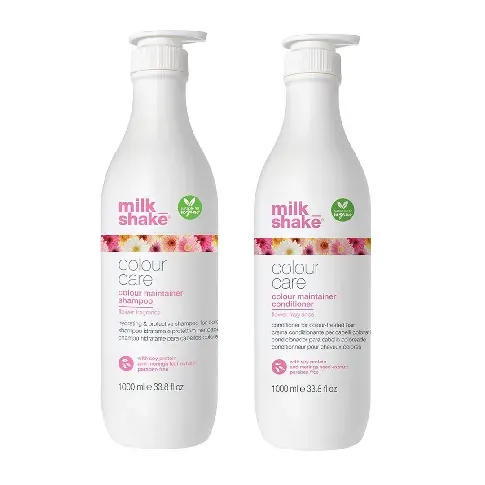 Bilde av best pris milk_shake - Color Maintain Flower Power Shampoo 1000 ml + milk_shake - Maintain Flower Power Conditioner 1000 ml - Skjønnhet