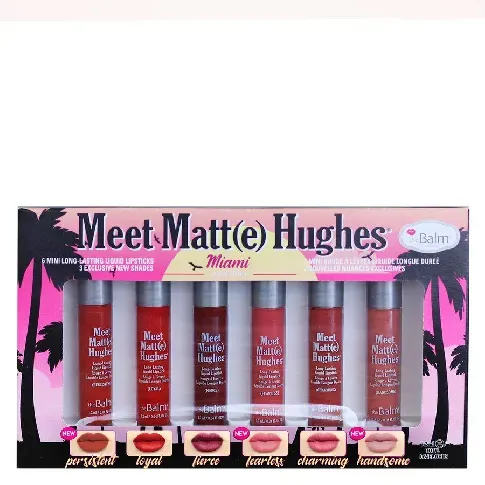 Bilde av best pris theBalm Meet Matte Hughes Miami Kit 6pcs Sminke - Lepper - Leppestift
