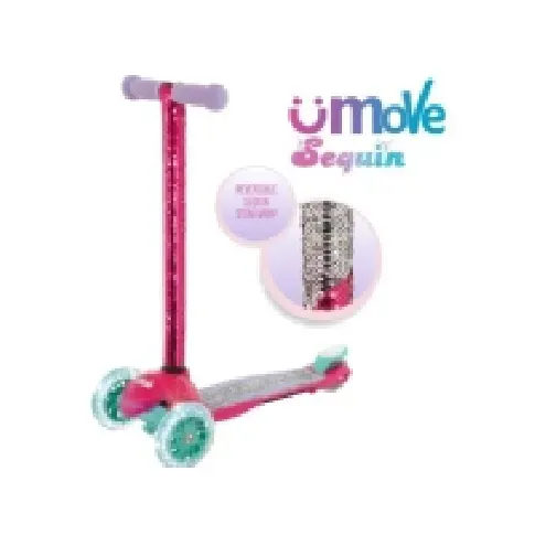 Bilde av best pris uMoVe Paillet Mini Flex LED Løbehjul, Pink Utendørs lek - Gå / Løbekøretøjer - Løpehjul