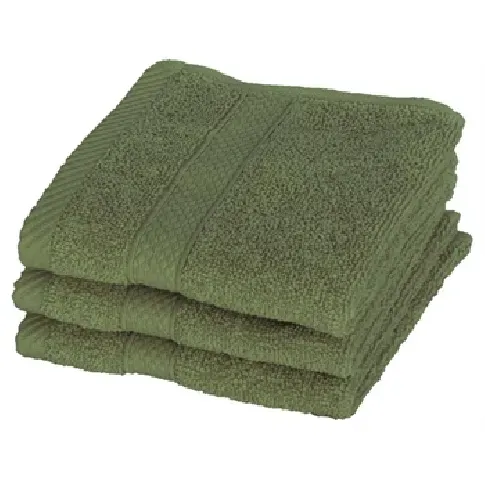 Bilde av best pris vaskeklut - Grønn - Egeria - 30x30 cm Håndklær