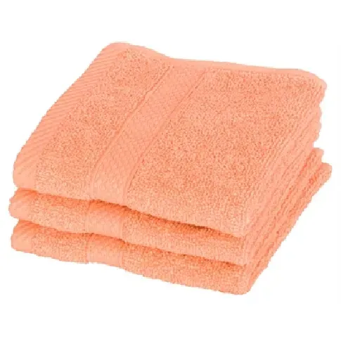 Bilde av best pris vaskeklut - Oransje - Egeria - 30x30 cm Håndklær
