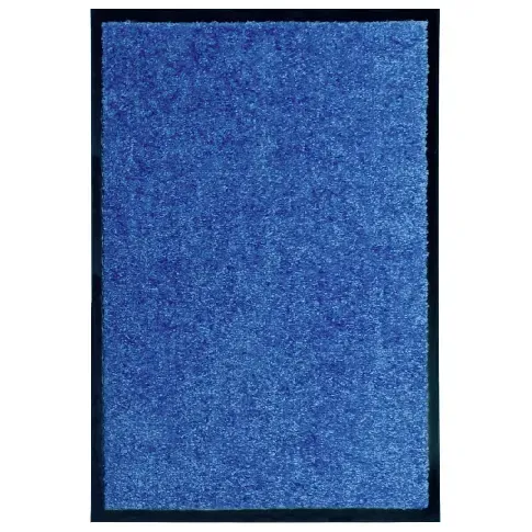 Bilde av best pris vidaXL Dørmatte vaskbar blå 40x60 cm