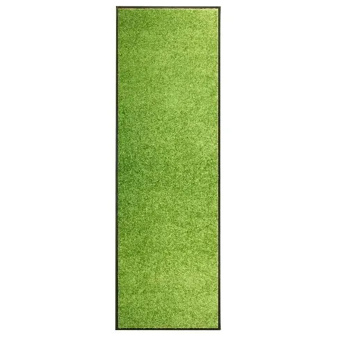 Bilde av best pris vidaXL Dørmatte vaskbar grønn 60x180 cm