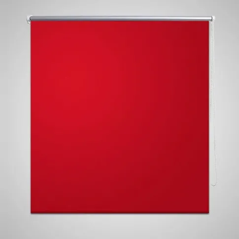 Bilde av best pris vidaXL Mørkeleggingsrullegardin 100 x 175 cm Rød - Persienne | Markise