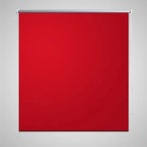 Bilde av best pris vidaXL Mørkeleggingsrullegardin 160 x 175 cm Rød - Persienne | Markise
