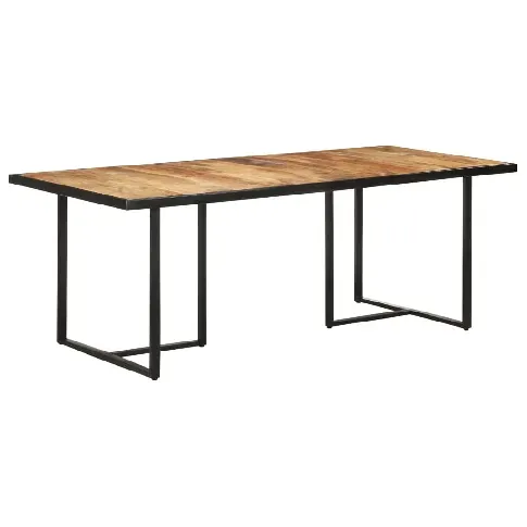 Bilde av best pris vidaXL Spisebord 200 cm grovt mangotre - Møbler > Bord > Spisebord