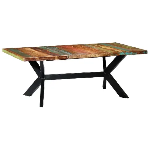 Bilde av best pris vidaXL Spisebord 200x100x75 cm gjenvunnet heltre - Møbler > Bord > Spisebord