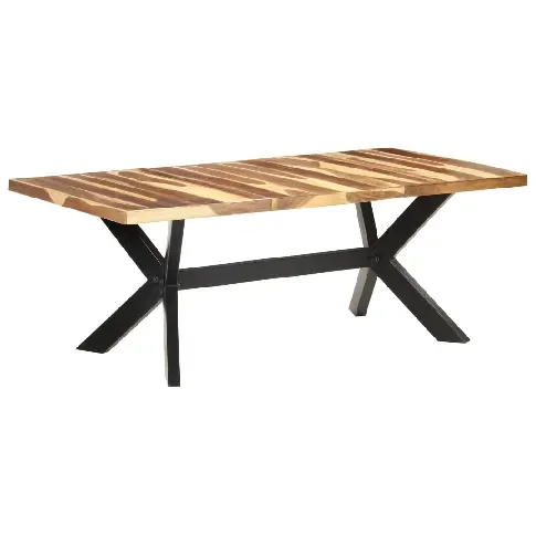 Bilde av best pris vidaXL Spisebord 200x100x75 cm heltre med honningfinish - Møbler > Bord > Spisebord