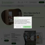 Skjermbilde av nettsiden til ÅL INSTALLASJON AS