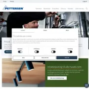 Skjermbilde av nettsiden til Ingeniør Ivar Pettersen AS avd. Moss