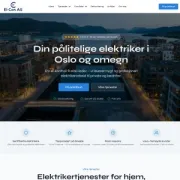 Skjermbilde av nettsiden til EL-CON AS